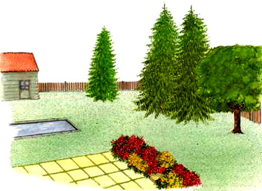 Другий варіант використання прикладу дизайну сада